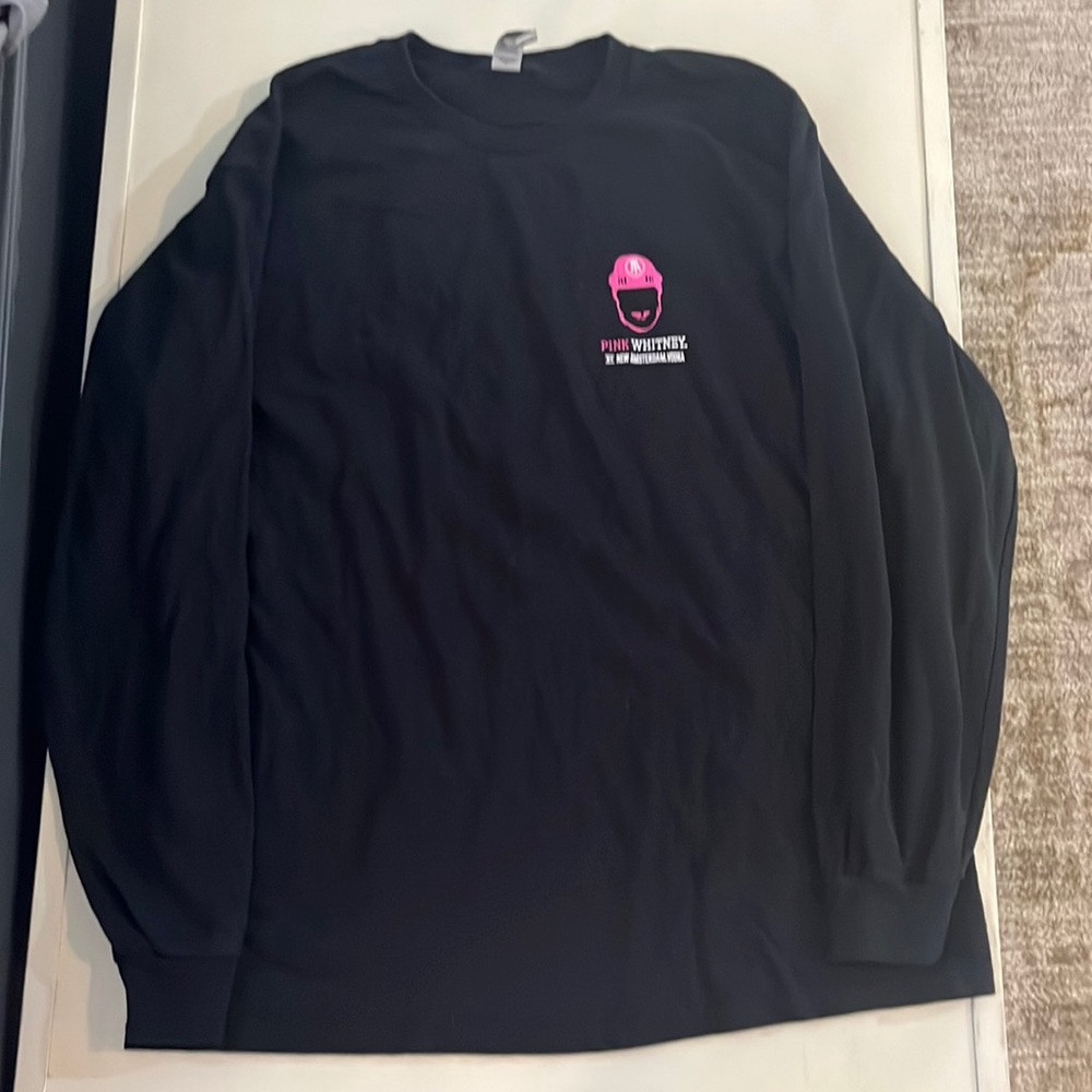 pink whitney long sleeved shirt